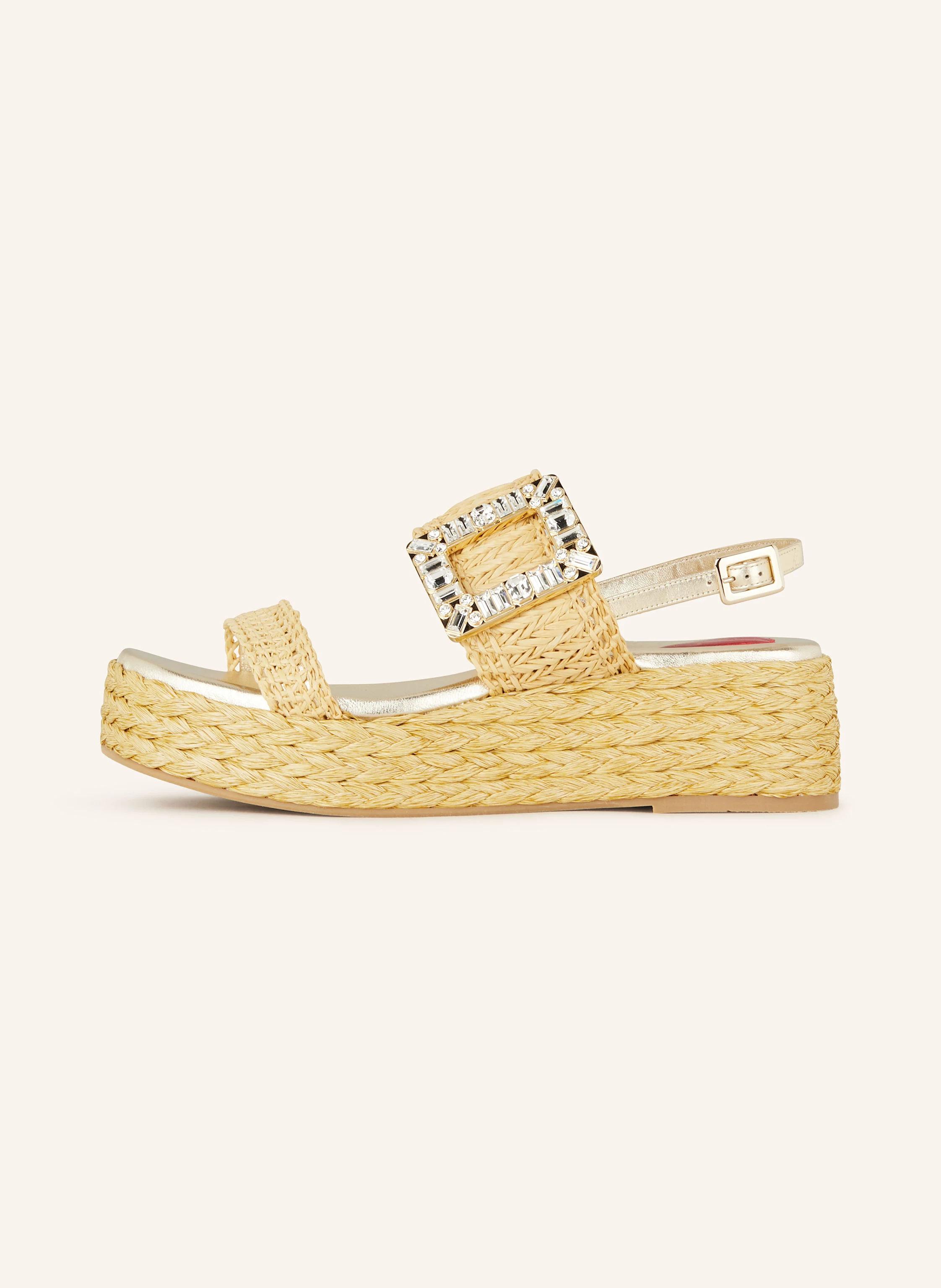 Roger Vivier Plateau-Wedges mit Schmucksteinen