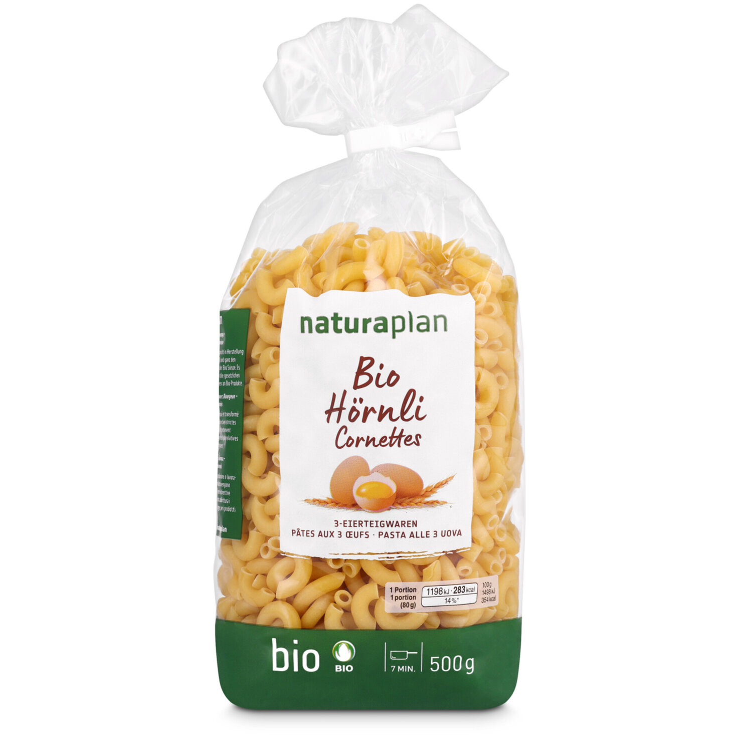 Naturaplan Bio Hörnli 3-Eier