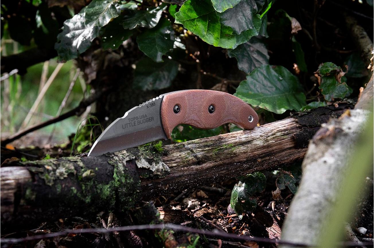TOPS Knives Little Bugger LILB-01 vaststaand mes