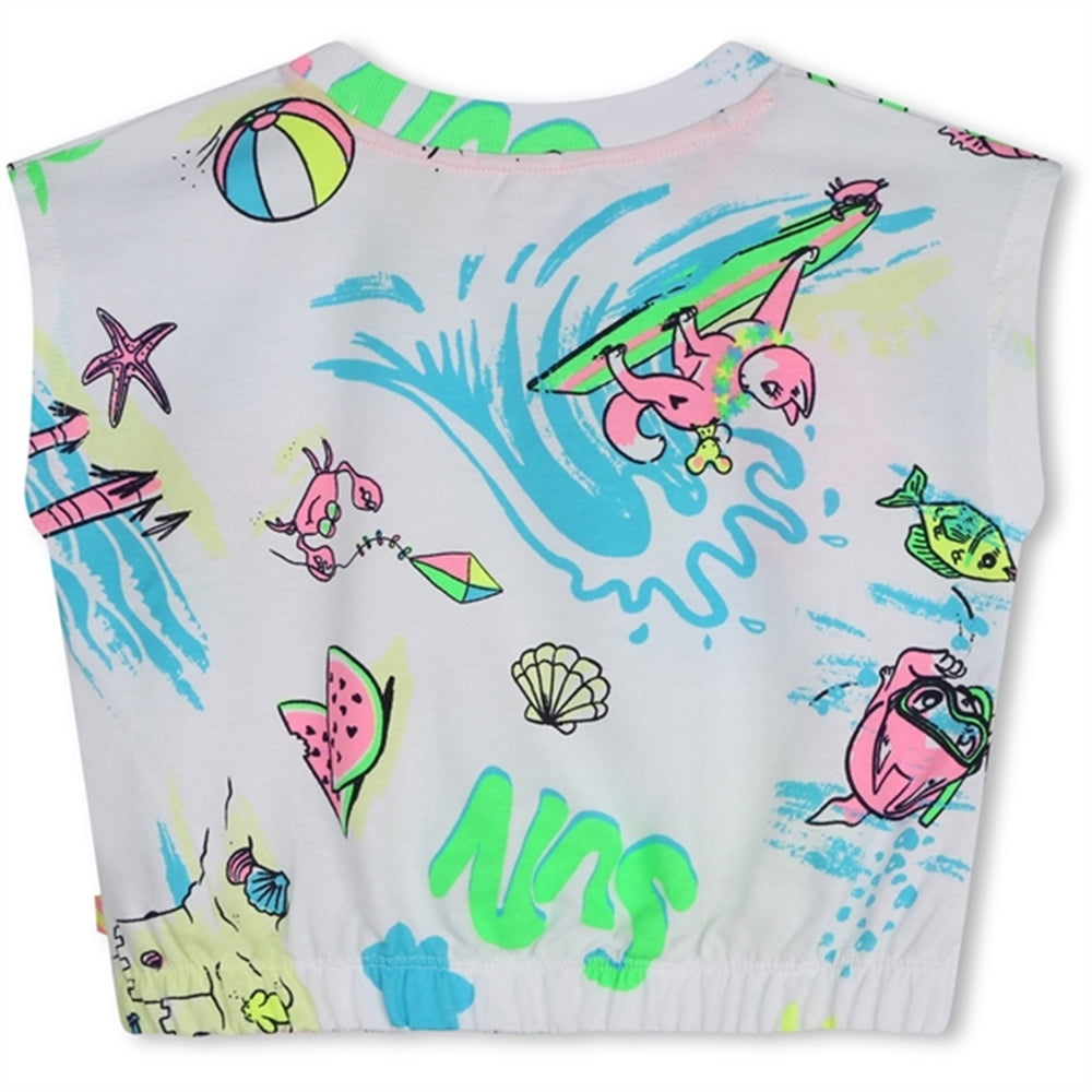 White Sweat Top - Billieblush → Luksusbaby.dk