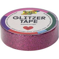 Ruban adhésif décoratif Glitzer-Tape, turquoise