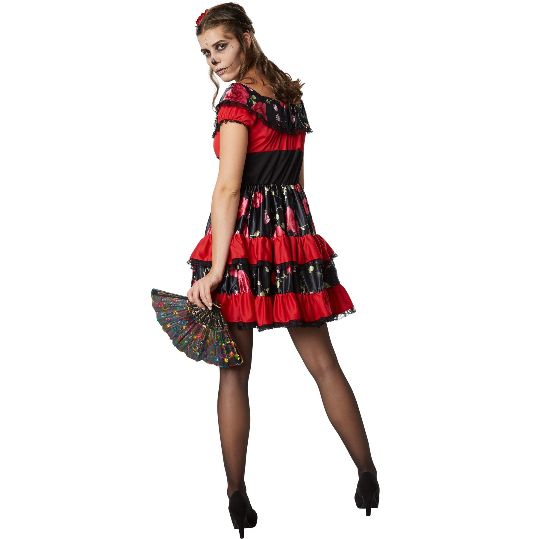 tectake® Frauenkostüm Gruselige Señorita