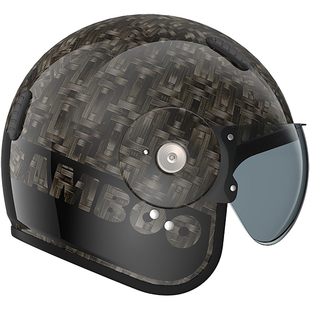 Roof - Casque RO15 Bamboo Noir Brillant