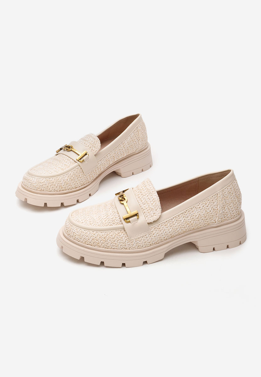 Mocassins femme beige Latrice