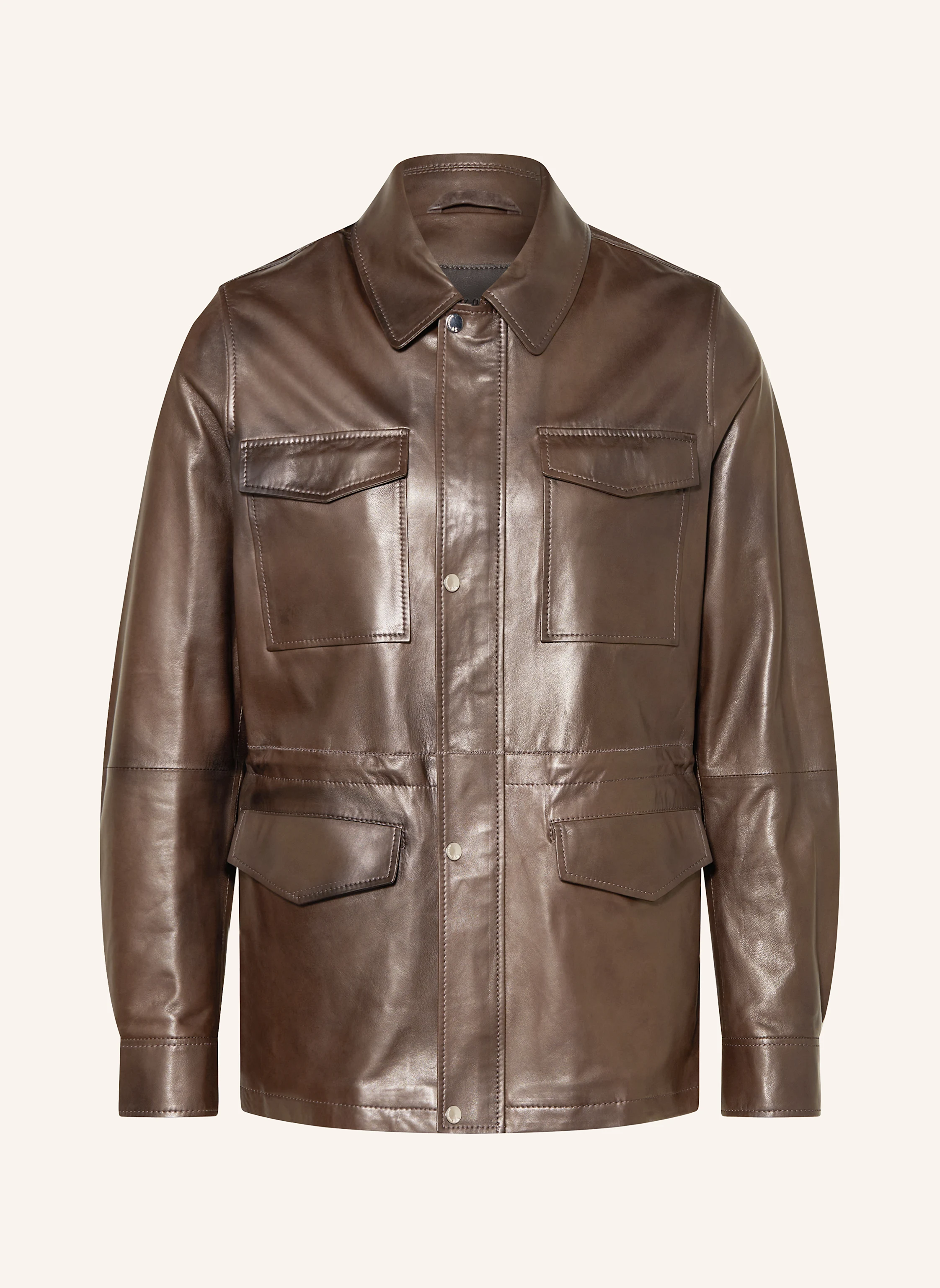 manzoni 24 Fieldjacket aus Leder