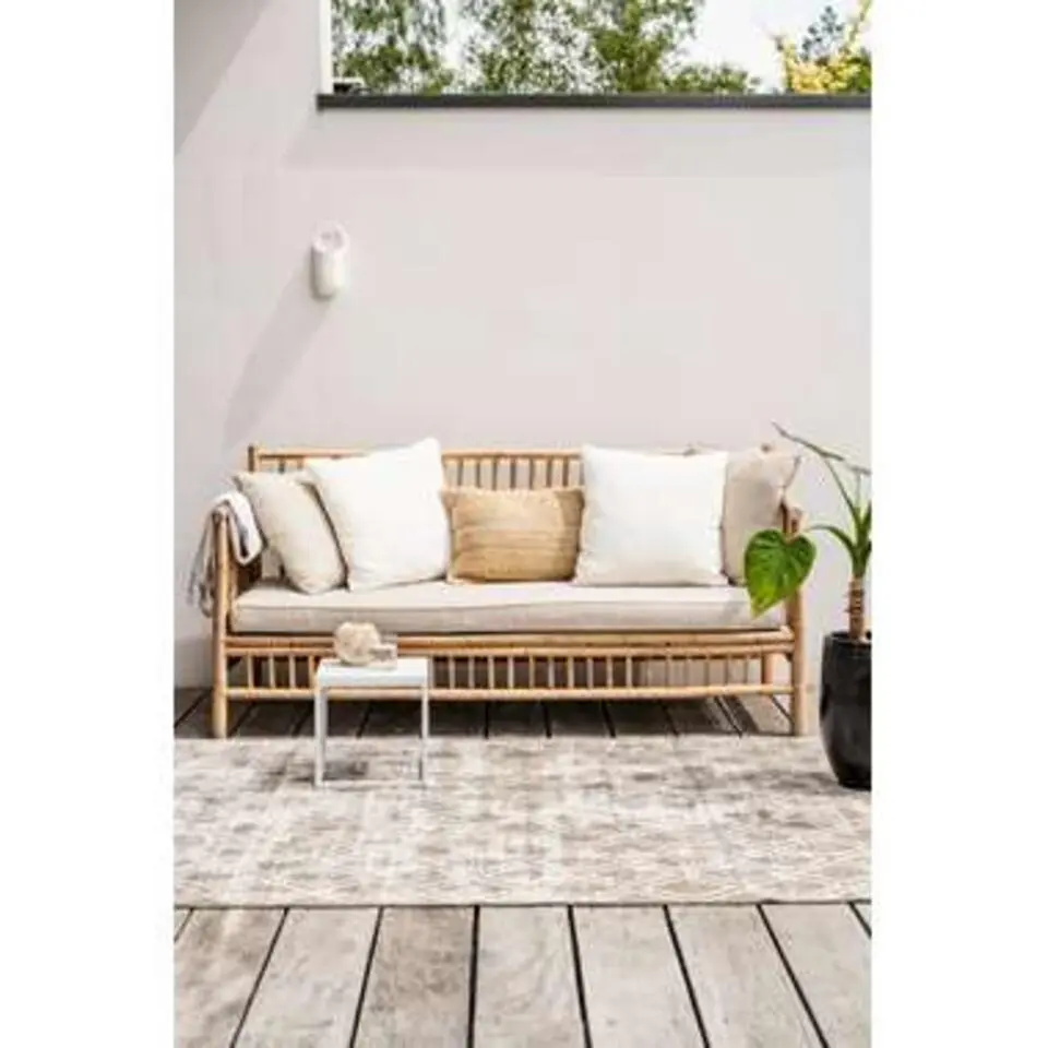 Eva Interior Buiten vloerkleed Frost - Bruin/Wit - 200x290 cm
