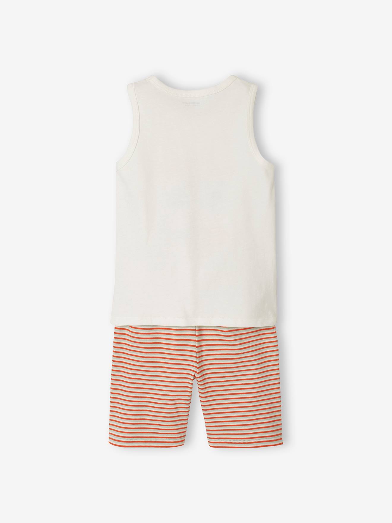 Conjunto de 2 pijamas com shorts para meninos, azul celeste
