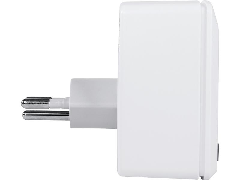 Homematic IP Funk-Zwischenstecker Dimmer Phasenabschnitt (C Dimmer-Steckdose zum Dimmen und Ein- und Ausschalten der angeschlossenen Leuchten