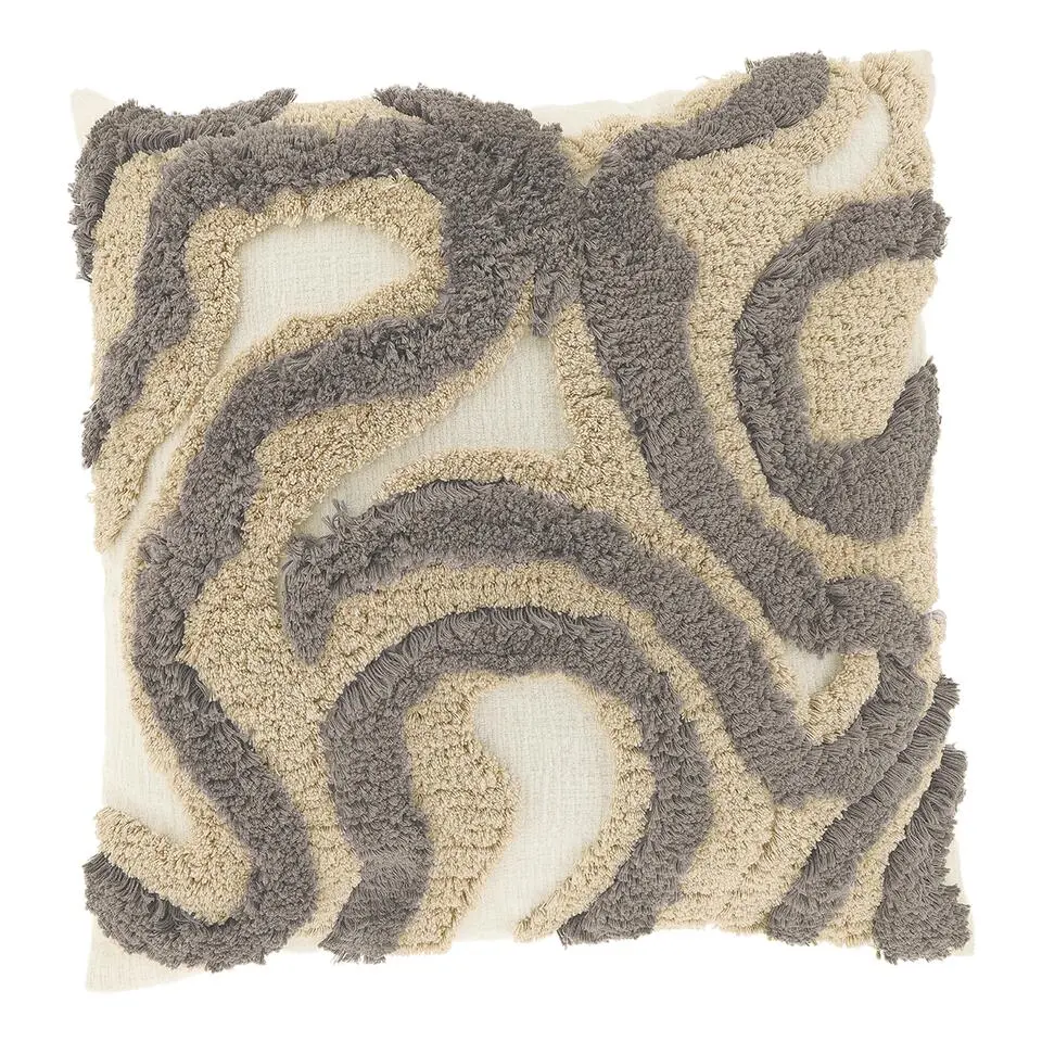 Unique Living - Sierkussen Calin 45x45cm - Chateau Grey