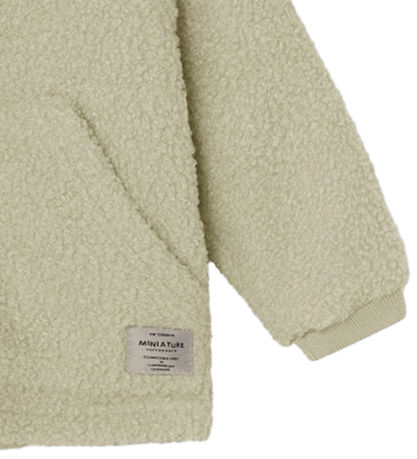 Mini A Ture Fleecejacke - Teddy - MatLiff - Elm Green