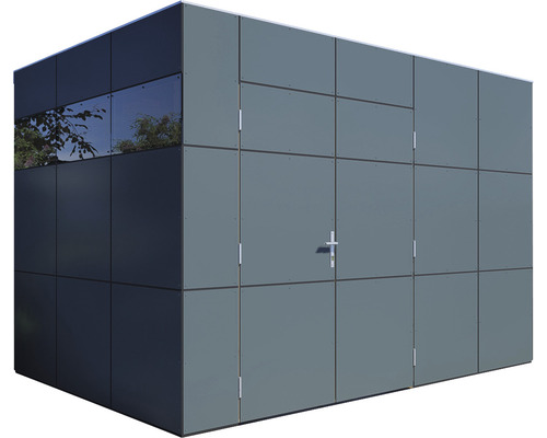 Bertilo Design HPL 2 tuinhuis, 345 x 236 cm, antracietwit