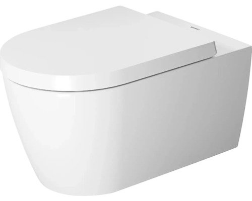DURAVIT wandcloset ME van Starck, diepe spoeling, open rand, glanzend wit met coating, zonder toiletzitting, 25290900001