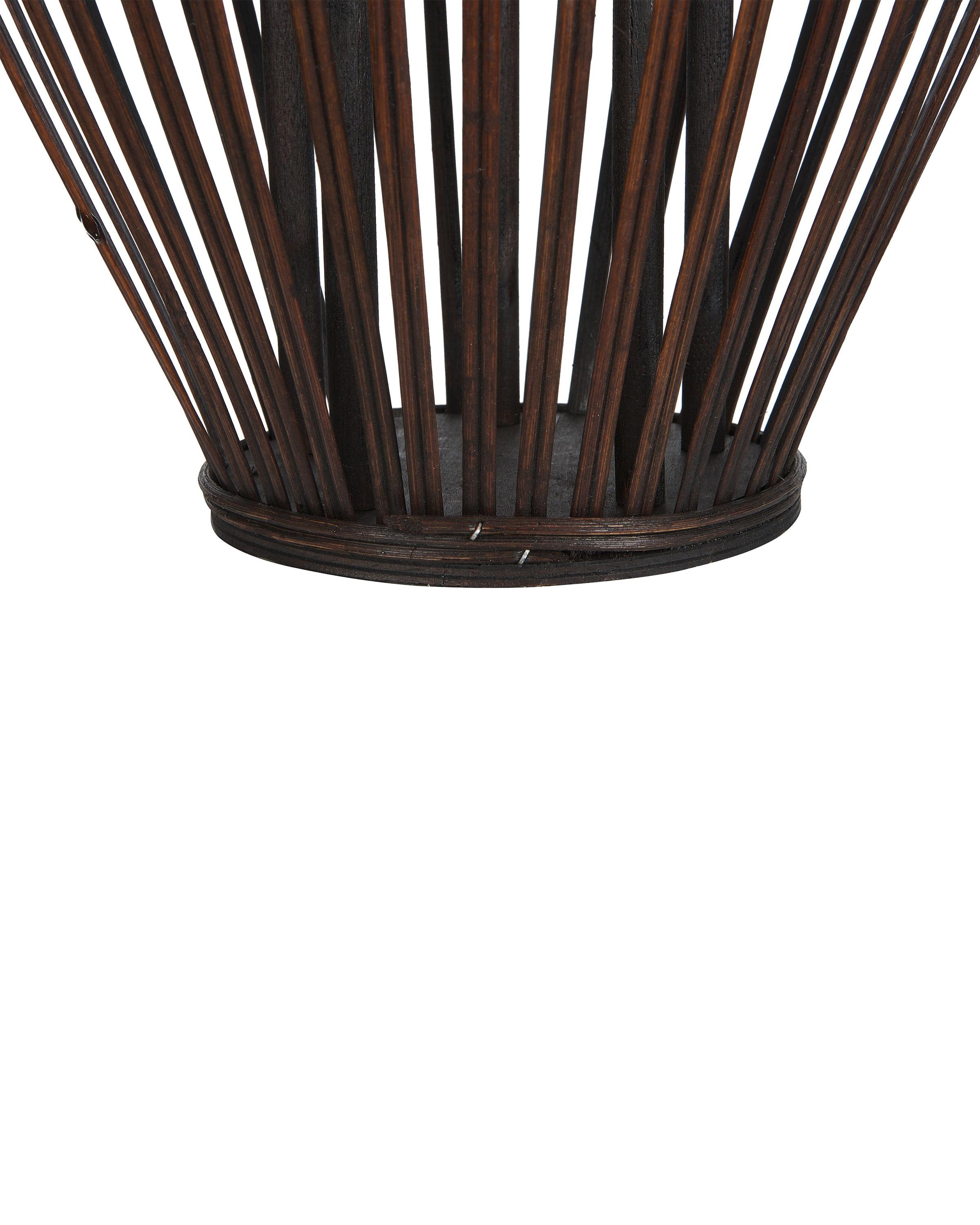 Lantaarn PANAT Bamboehout 43 cm Donkerbruin