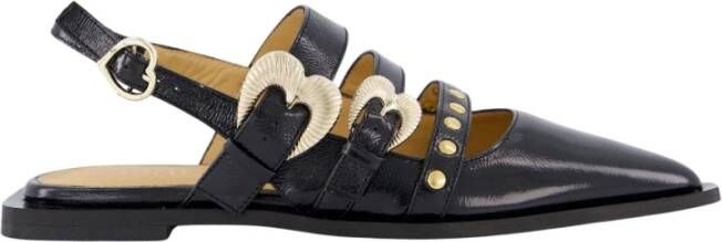 TORAL Slingbacks Dames Madison Maat: 42 Materiaal: Lak Kleur: Zwart