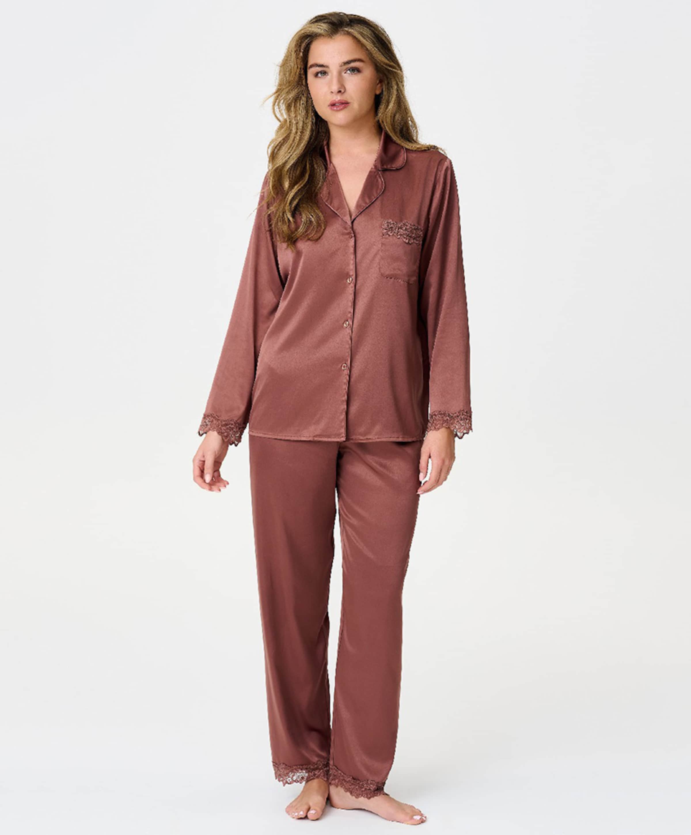LingaDore Dames pyjamaset bruin