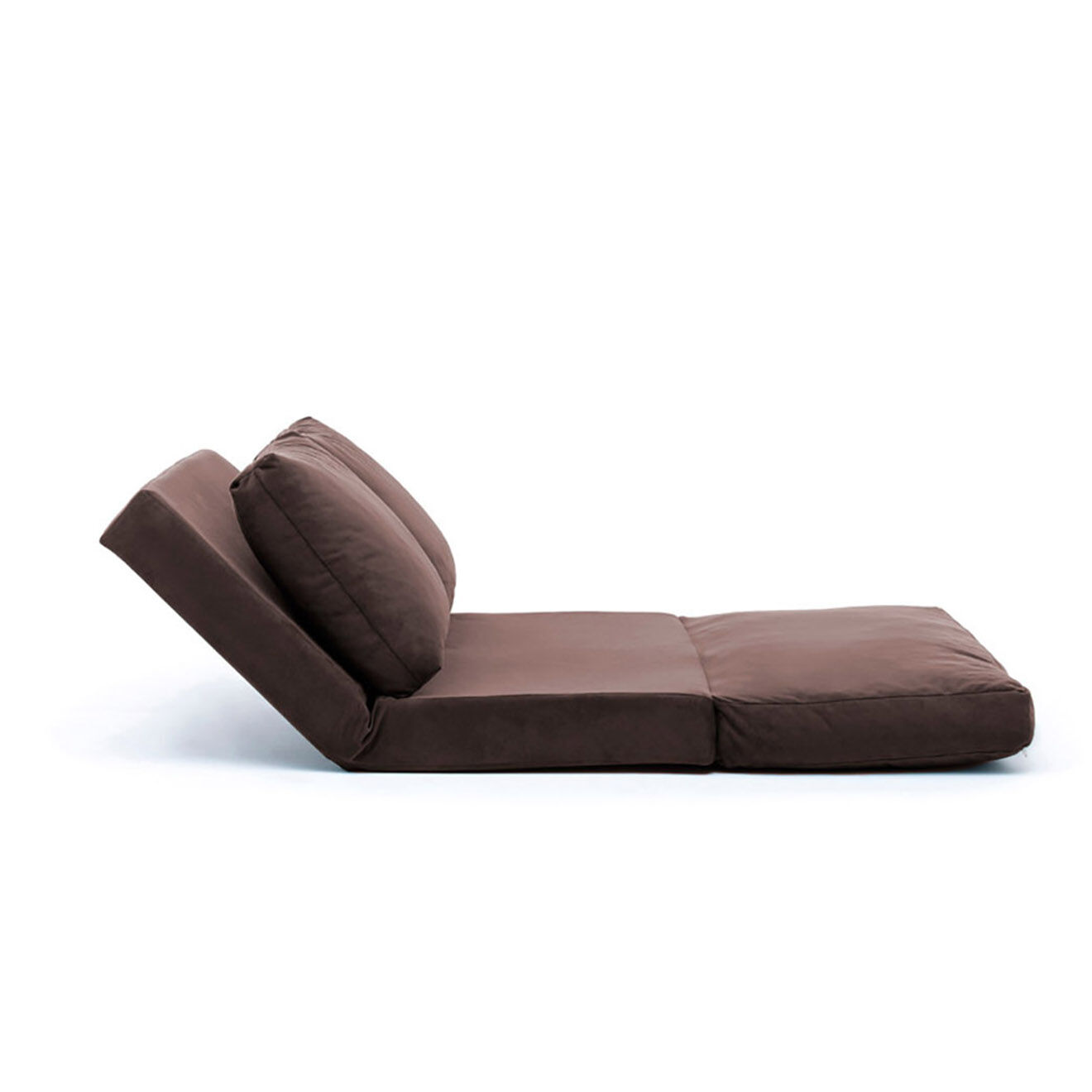 Homitis Banquette Convertible 2 places Taida marron - 120x68x26 cm