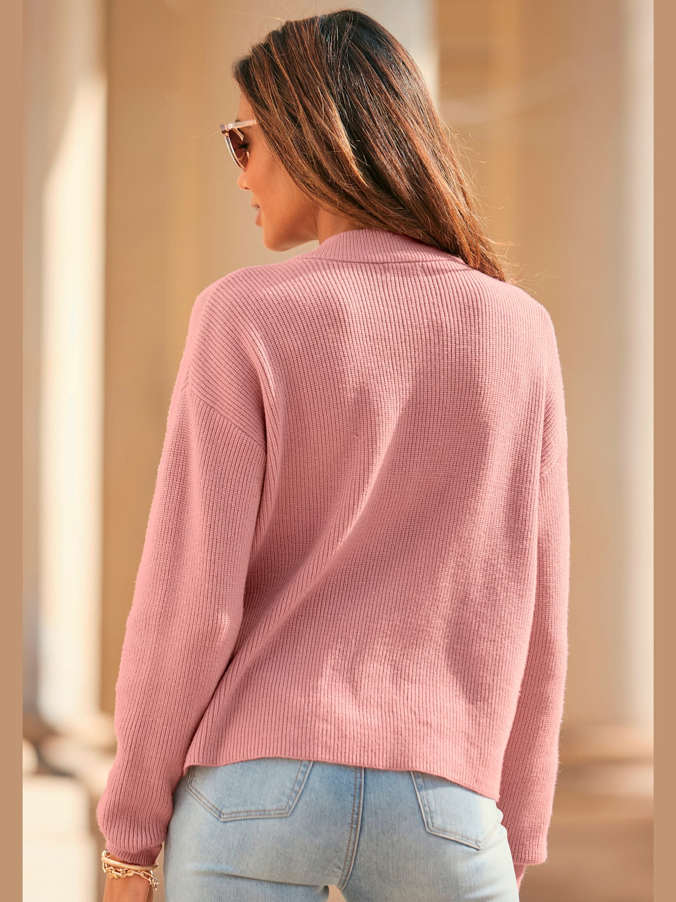 Pull en tricot encolure ronde
