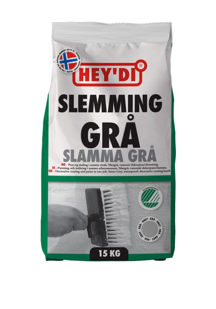 SLEMMING HEY'DI GRÅ 15KG