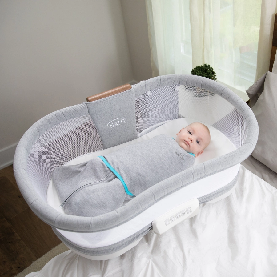 HALO® SleepSack® Ideal Temp Wickelschlafsack Heather GrayAqua