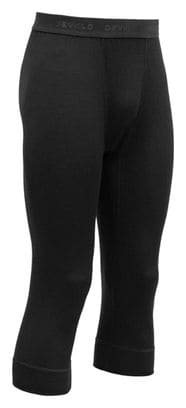 Legging 3/4 Devold Jakta Merino 200 Noir Homme