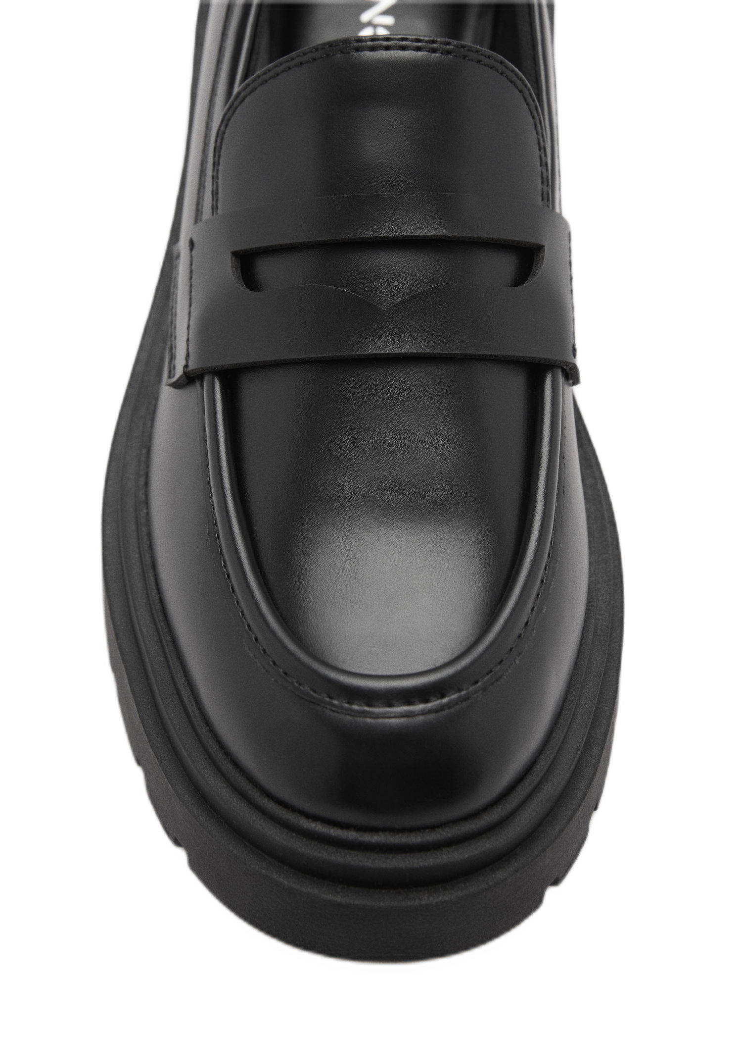 MANGO TEEN chunky loafers zwart