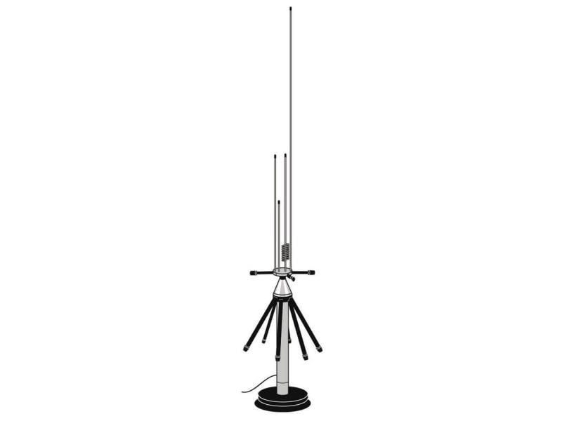 Albrecht Antenne Desktop Zimmerantenne für den Frequenzbereich von 25 bis 1300 MHz