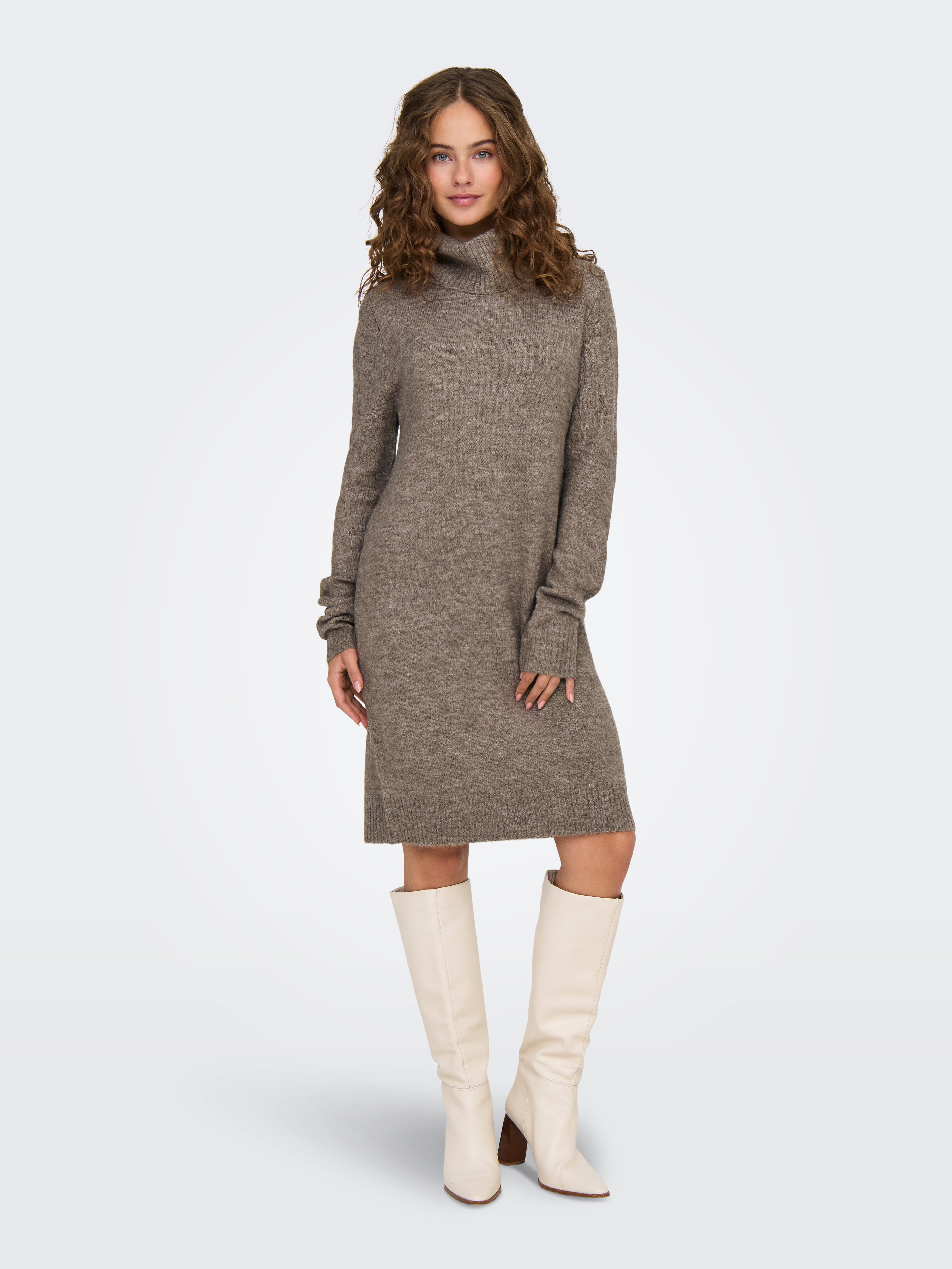 JDYELANORA Kurzes Kleid Walnut
