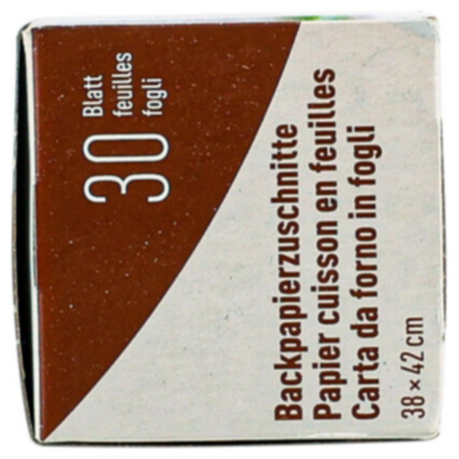 Prix Garantie Backpapier gerollt 38cmx42cm 30 Stück