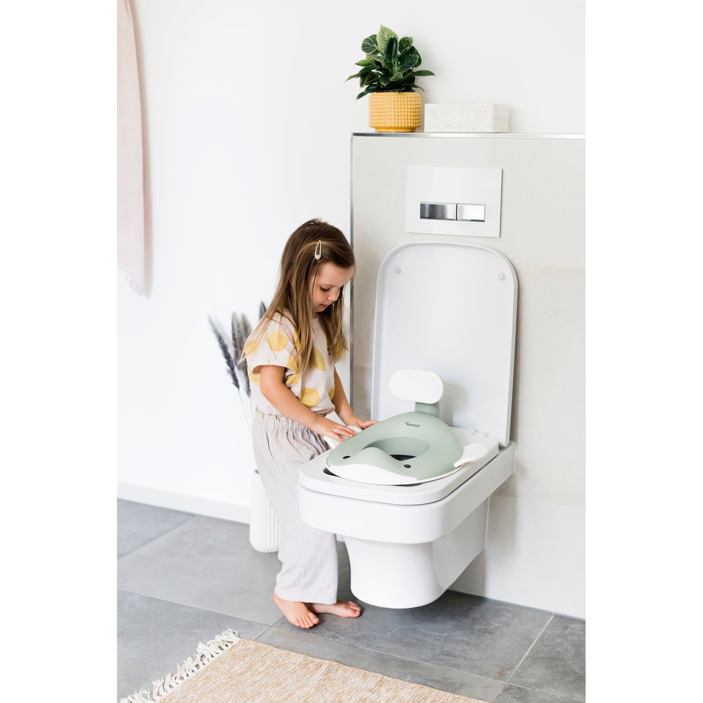 Kindsgut Toilettensitz Wal pistazie