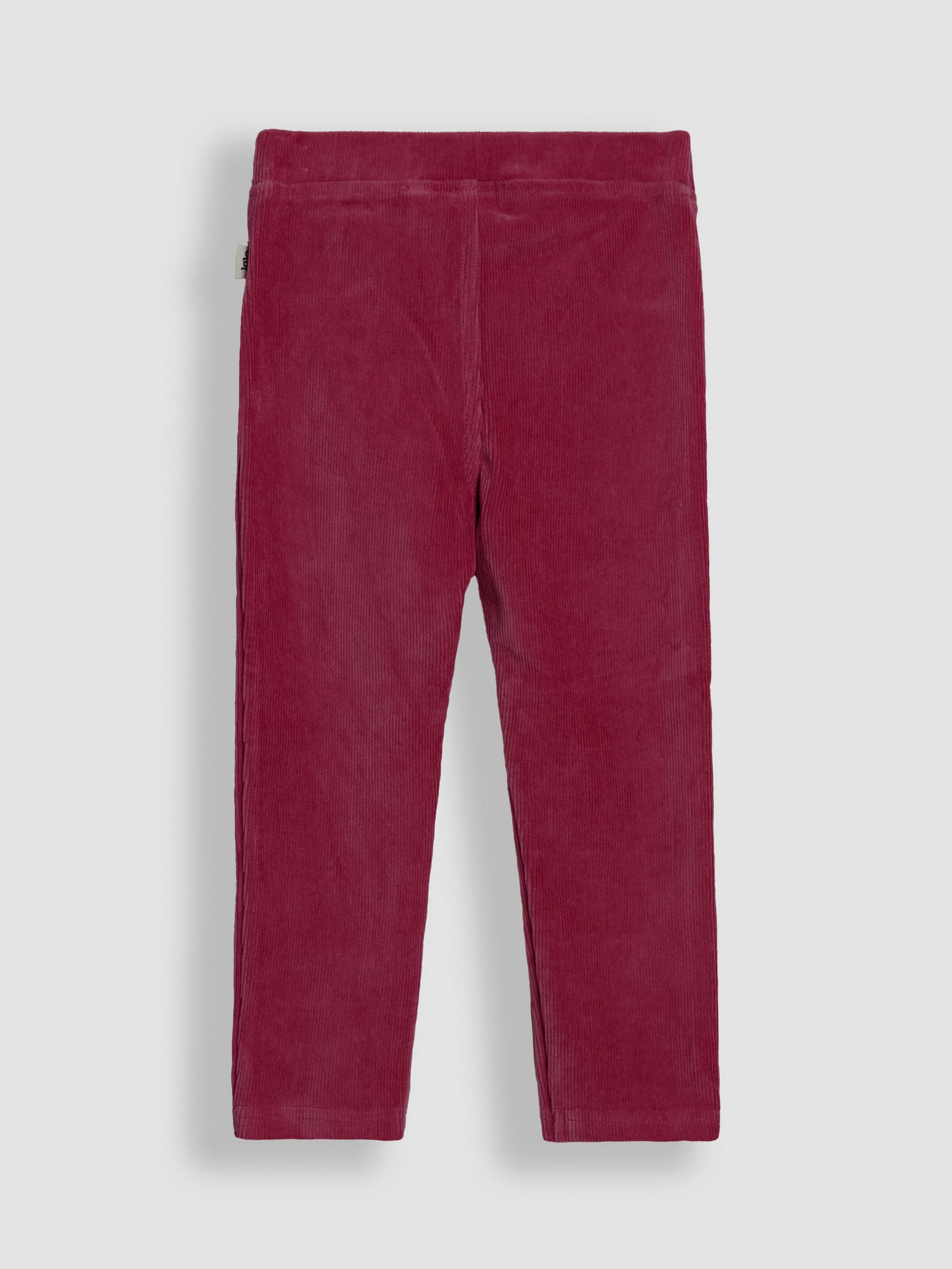 Bessenroze - JoJo Maman Bébé - Set van 2 jersey jeggings van corduroy