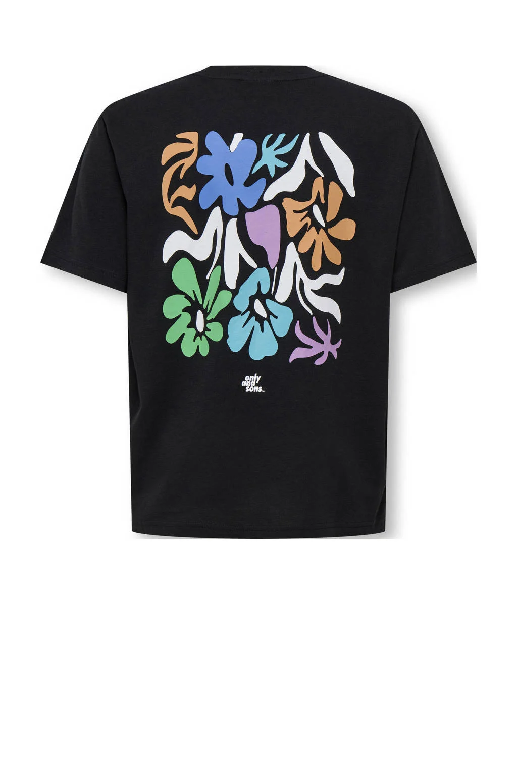 ONLY & SONS JUNIOR T-shirt zwart