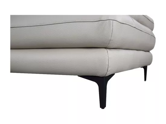 Fauteuil cuir Design avec dossier avance-recul LYA Beige