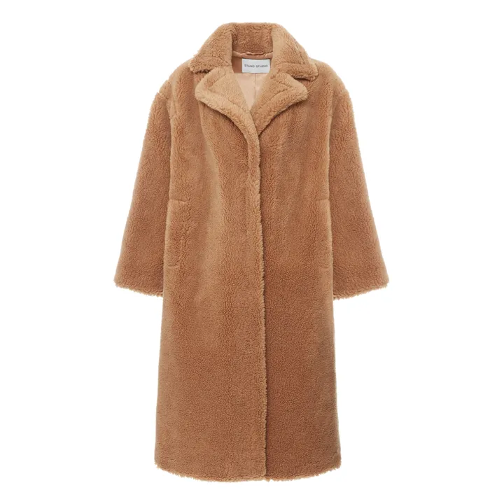 Stand Studio Manteau Maria Façon Fourrure | Camel