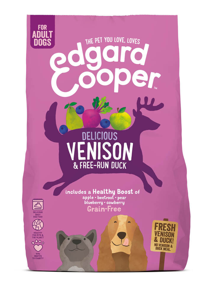 Edgard & Cooper Adult - Hondenvoer - 0.7 Kilogram - eend, hert
