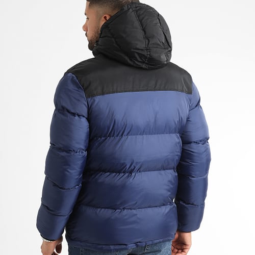 Doudoune Capuche Utah 2 Bleu Marine Noir