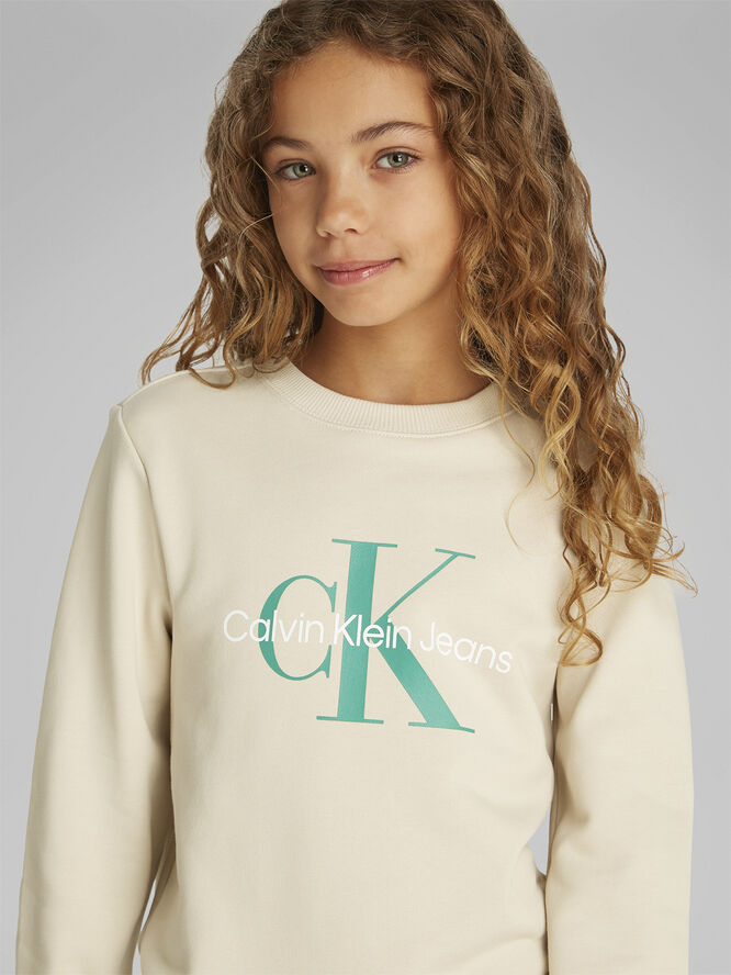 Calvin Klein CK MONOGRAM TERRY CN Oyster gray