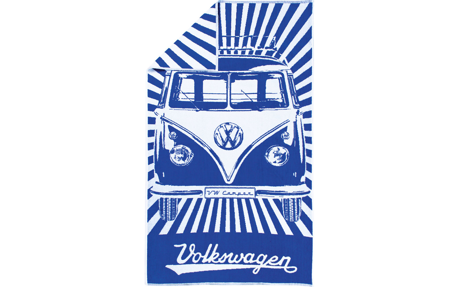 VW Collection T1 Bulli Strandtuch 160 x 90 cm Rot / Weiß
