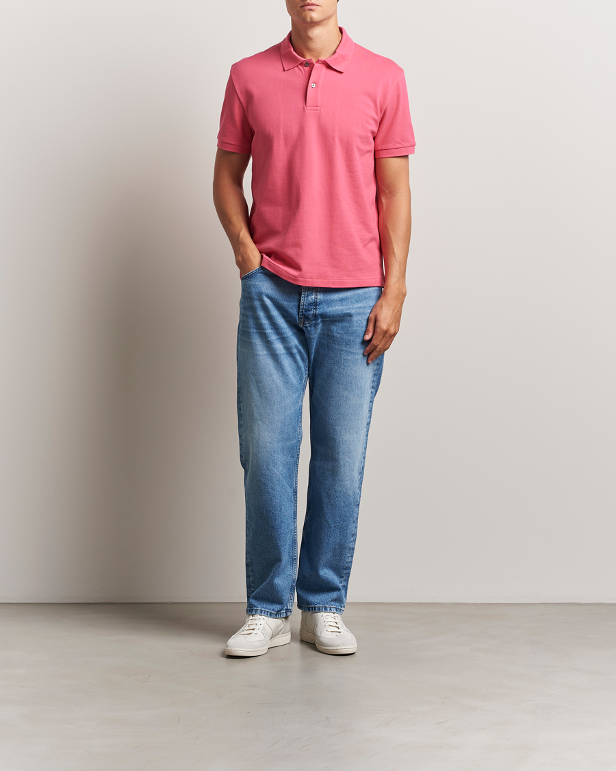 Oscar Jacobson Alex Cotton Polo Cinfandel Red