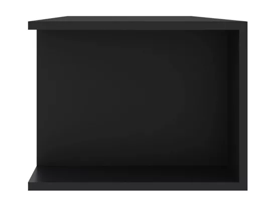 Meuble TV avec lumières LED noir 135x39x30 cm