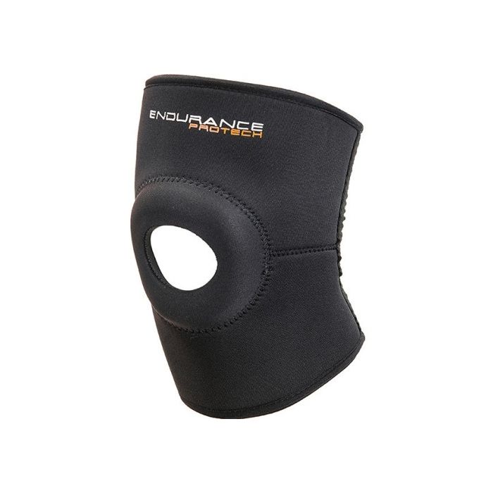 Endurance Unisex Sportspleje Protech Neoprene Open Knee Support