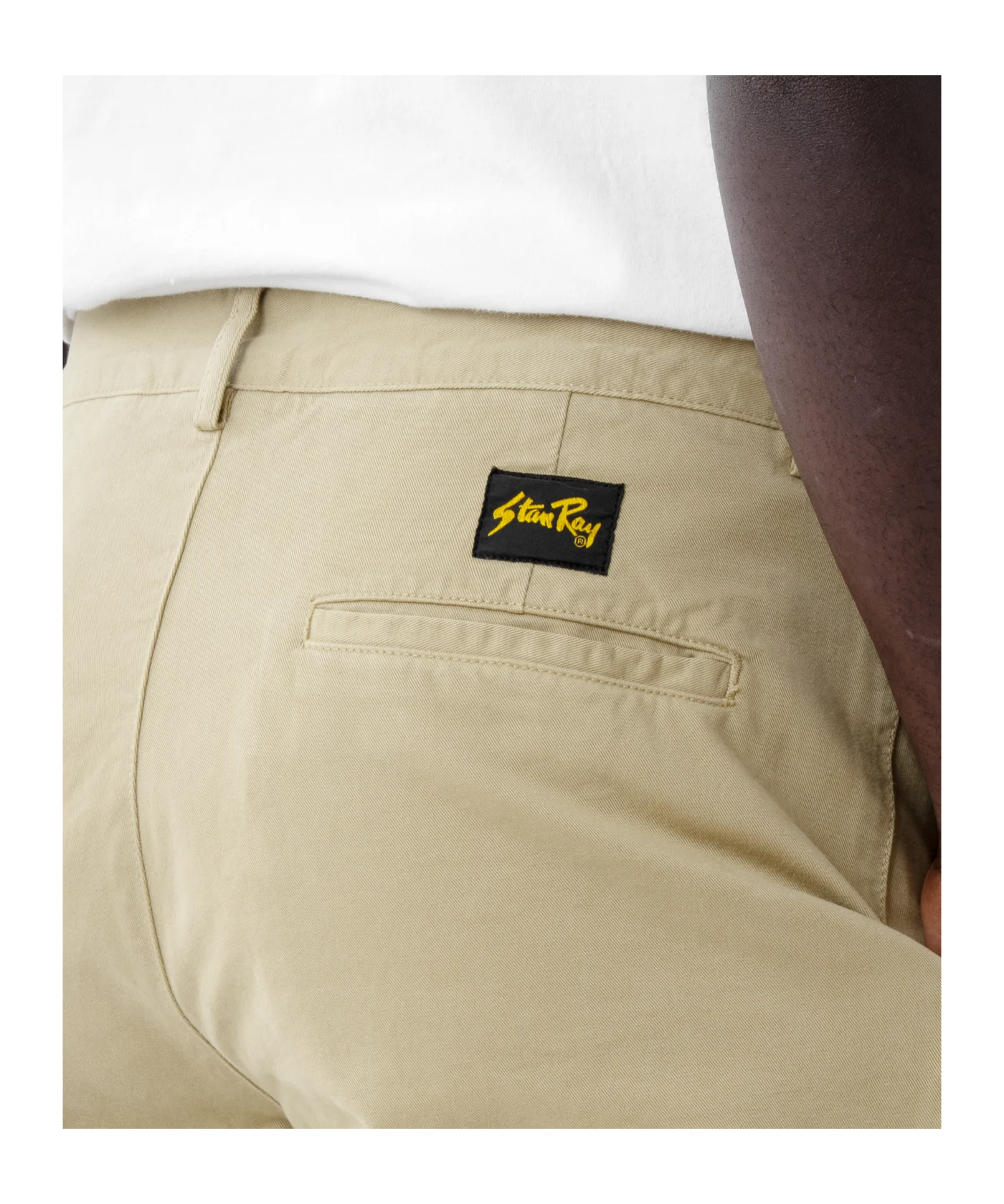 Stan Ray Twill Double Pleat Chino Beige