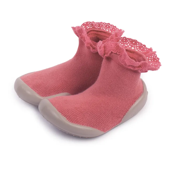 Collégien Chaussons Mademoiselle | Rose fuschia