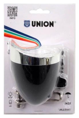 UNION phare UN-4925 Retro on/off dynamo noir