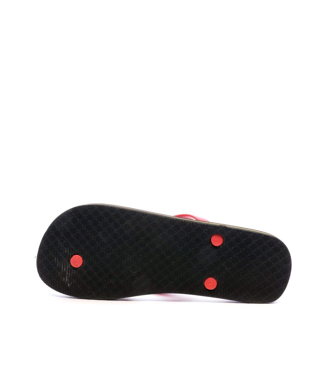 Tongs Noir/Rouge Homme Beppi Slipper