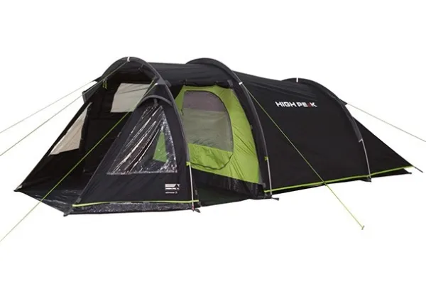 High Peak Atmos 3, Kuppeltelt, 3 person(er), Sort, Grøn