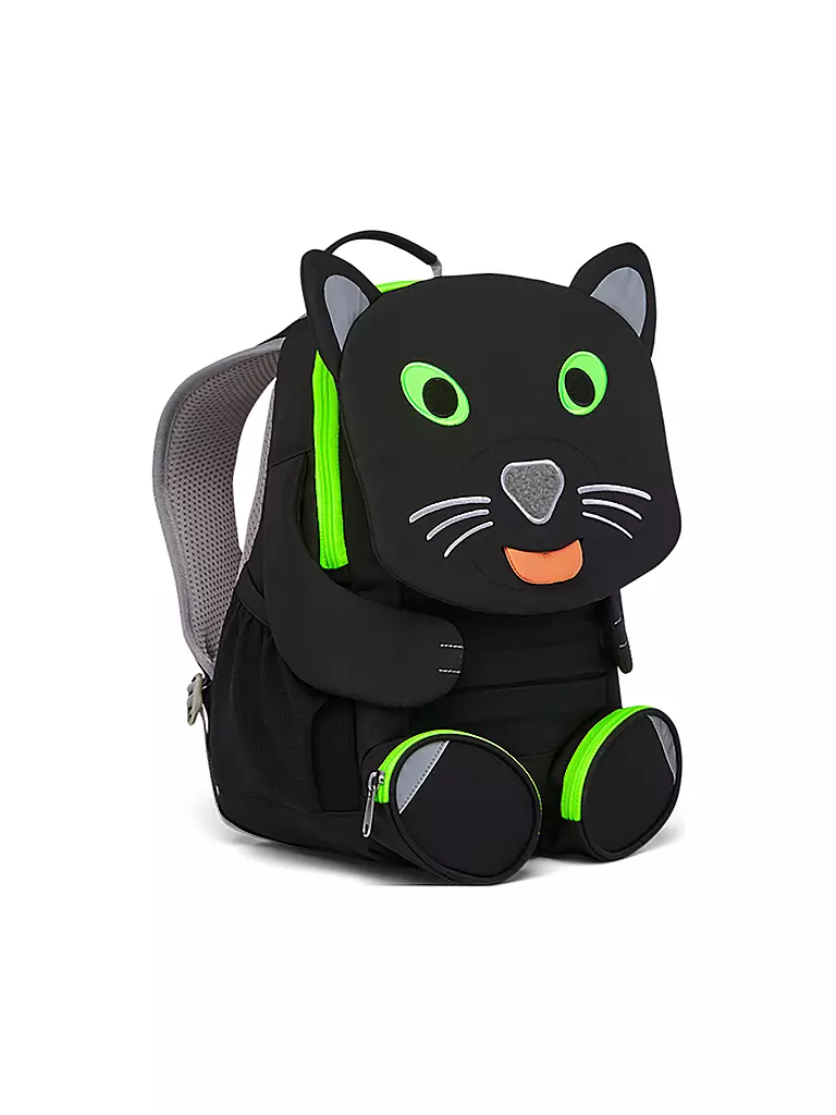 AFFENZAHN Kinder Rucksack Große Freunde - Black Panther schwarz