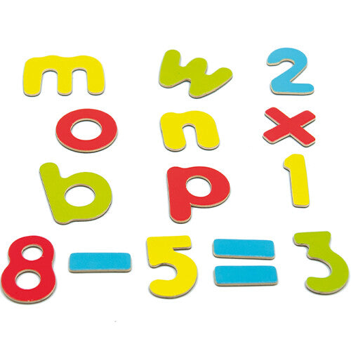 Andreu toys magneten letters en cijfers - 75st