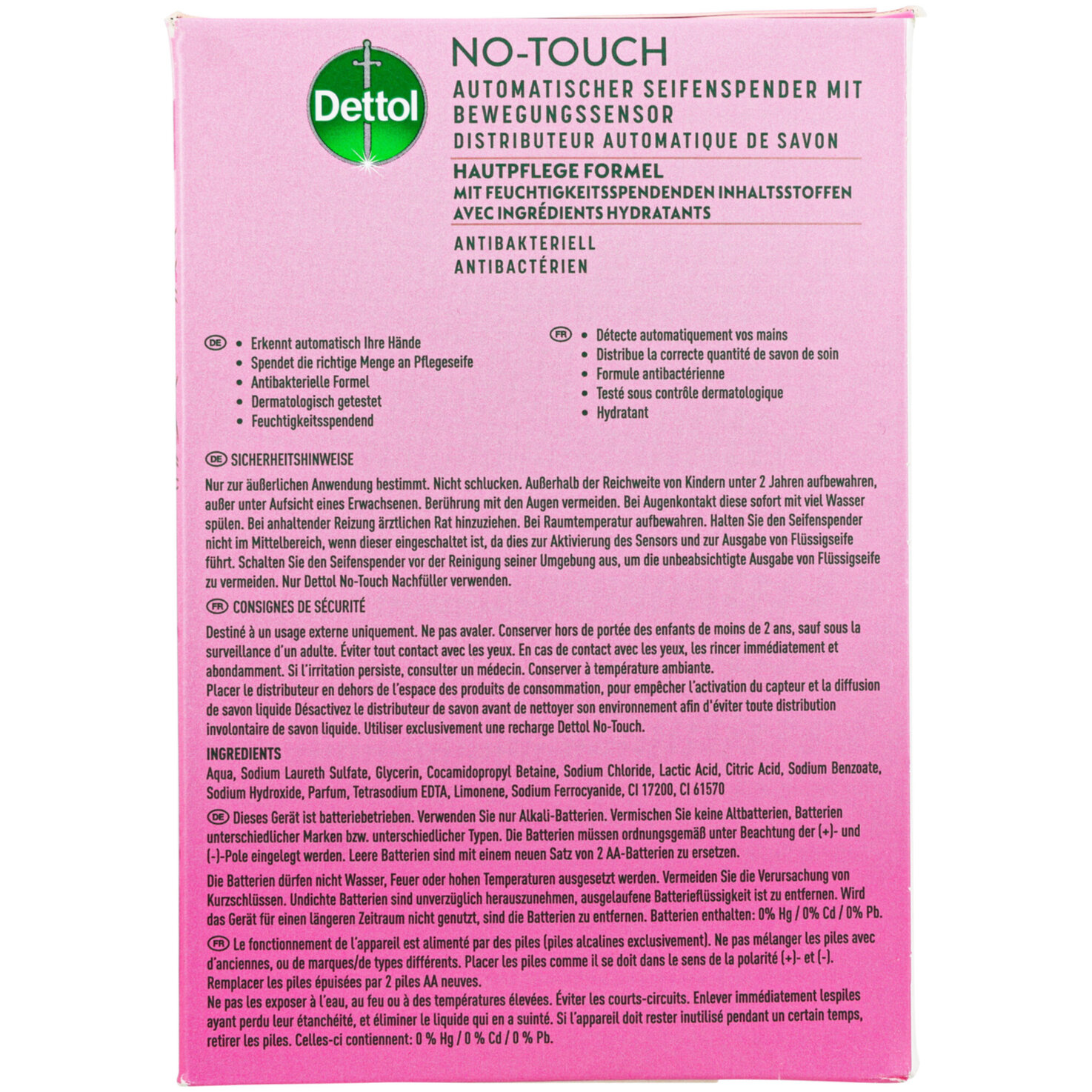 Dettol Flüssigseife No-Touch Brombeer