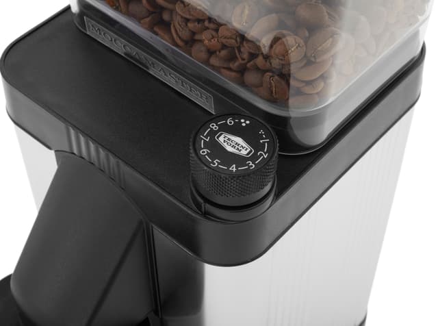 Moccamaster KM5 burr-kaffekværn 49510 (poleret sølv)