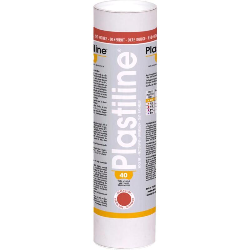 1 kg de plastiline dureté 40 - ocre rouge